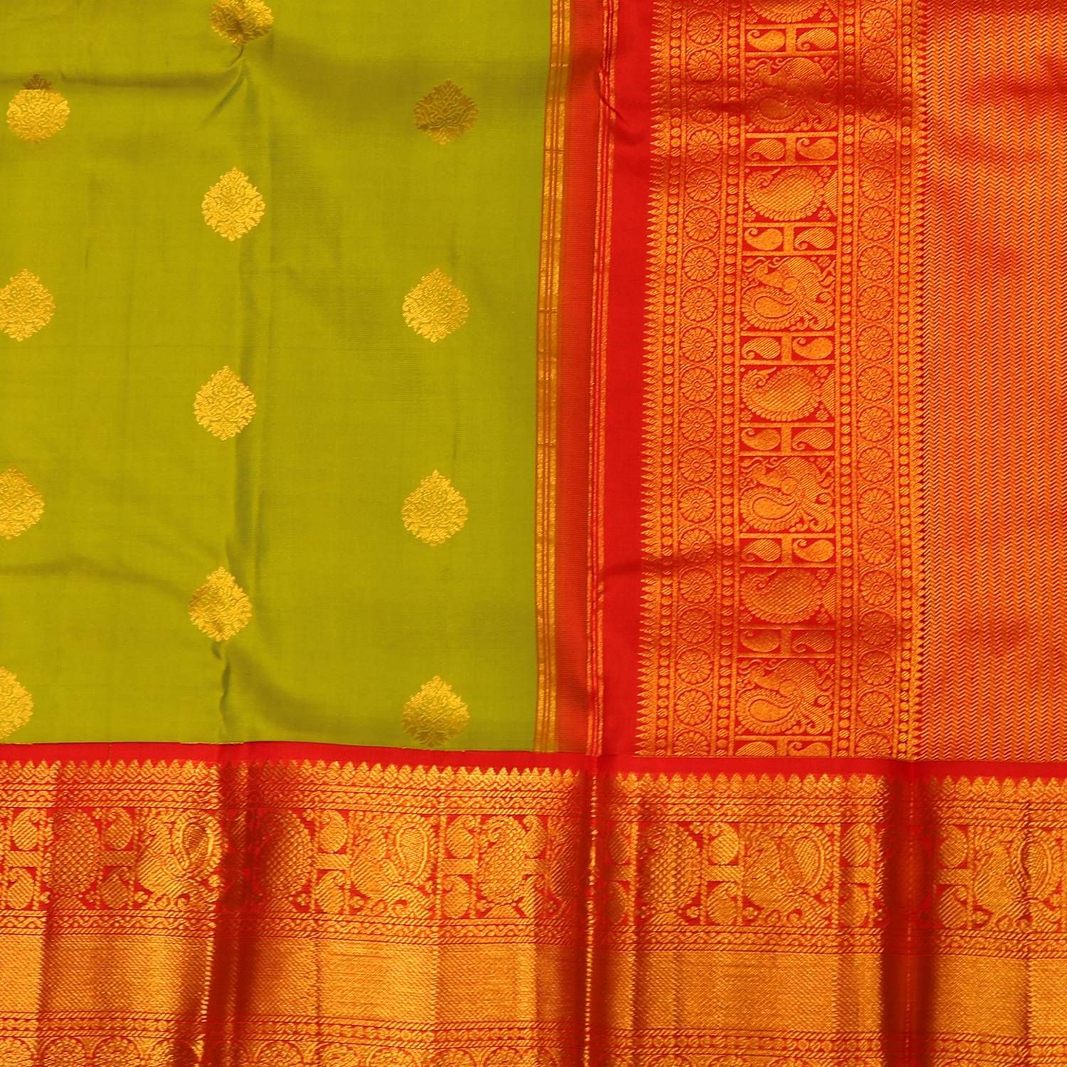 Red Handwoven Banarasi Silk Saree