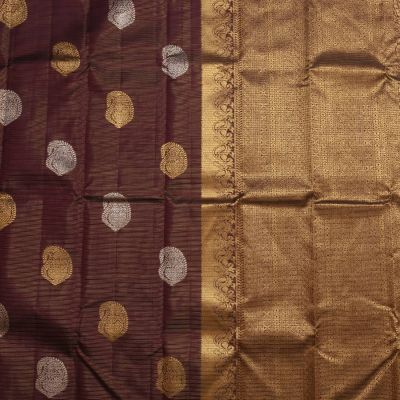 Stunning Coffee Colour Saree With White Leriya Pattern And Comes Heavy –  garment villa