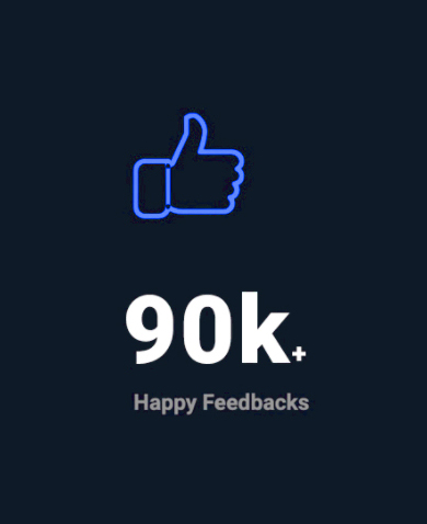 90k happy feedbacks