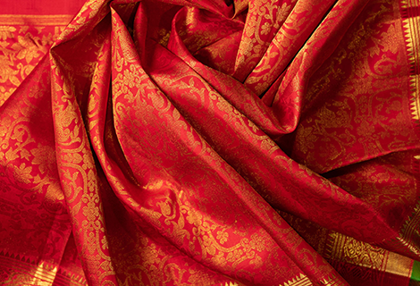 Brown Pure Kanchi Pattu Saree – Sree Fabrics